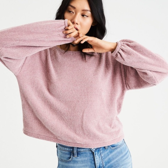 American Eagle Outfitters Sweaters - AEO dusty rose soft sweater size M